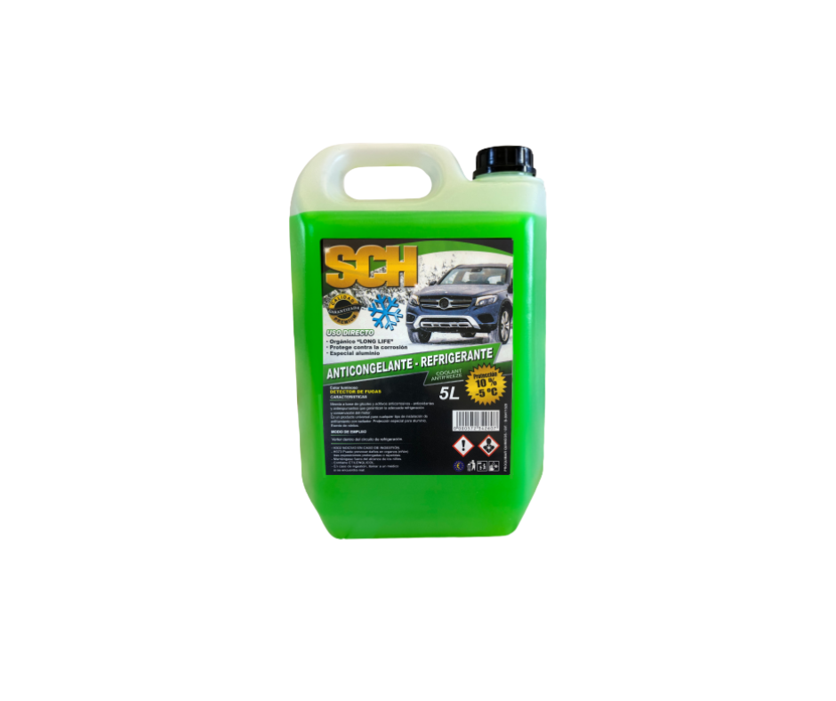 Anticongelante 10%/-5ºC Verde