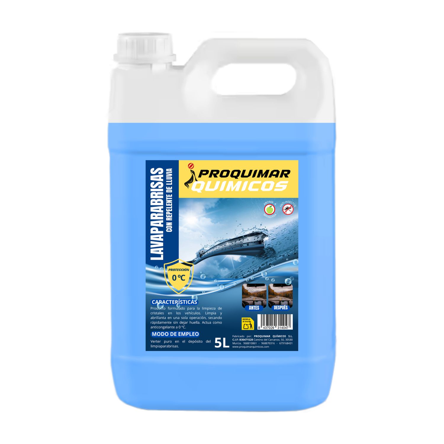 Lavaparabrisas protección  0ºC  - 5L