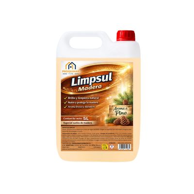 Limpsul Madera, limpiador jabonoso de superficies de madera - 5L