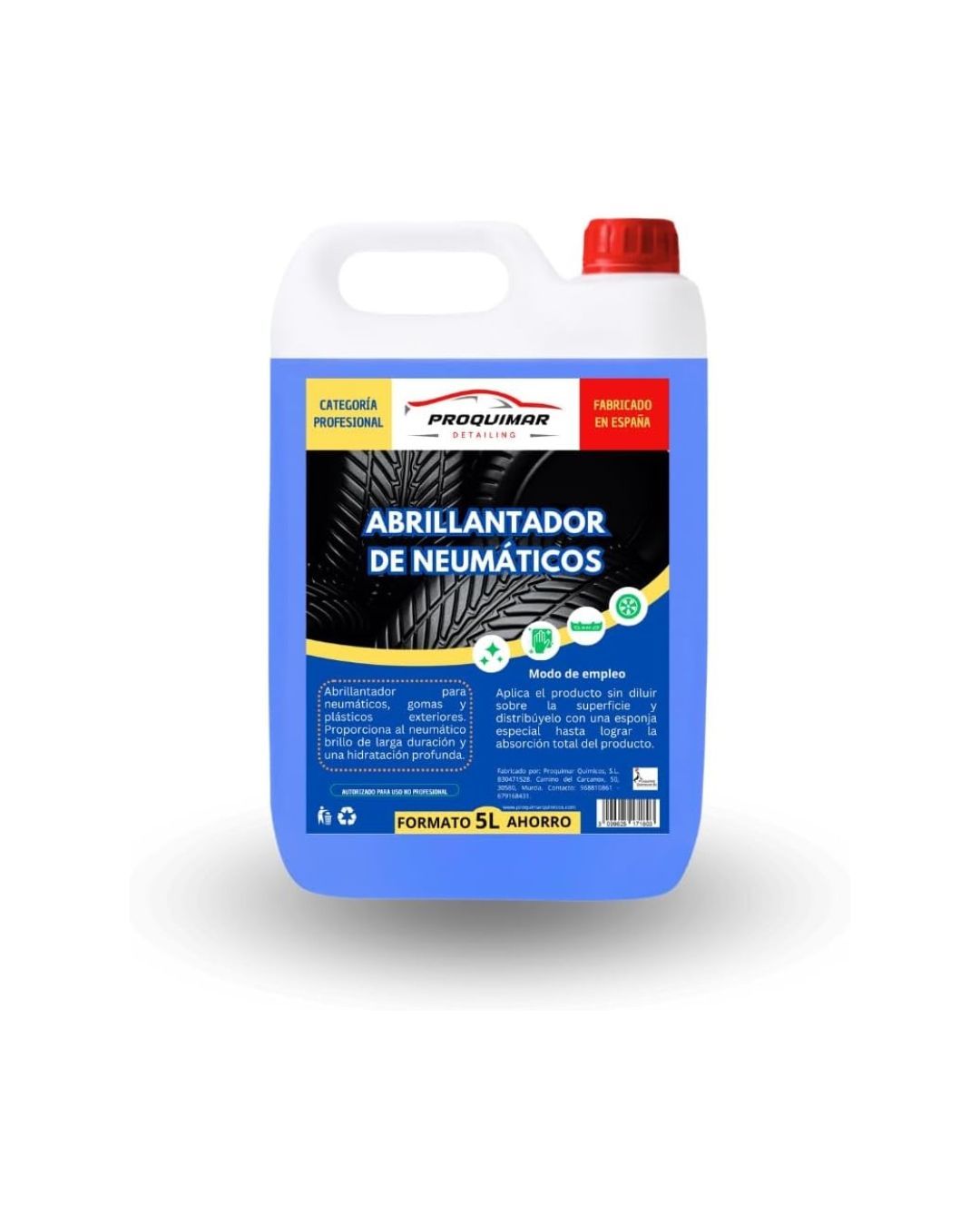 Abrillantador de neumáticos 5L Abrillantador de neumáticos 5L