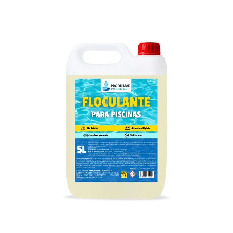 Floculante líquido para piscinas