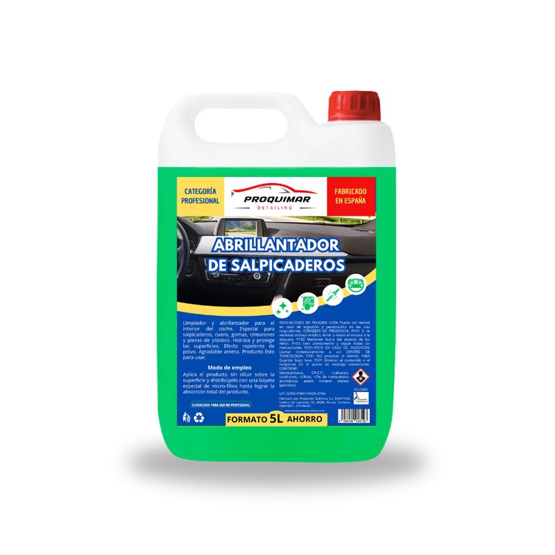 Limpiador abrillantador de salpicaderos - 5L Limpiador abrillantador de salpicaderos - 5L