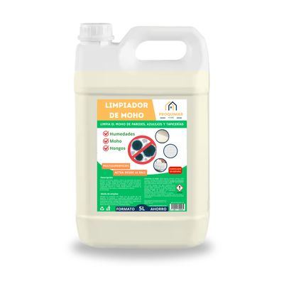 Limpiador de moho, musgo, humedades y hongos - 5L