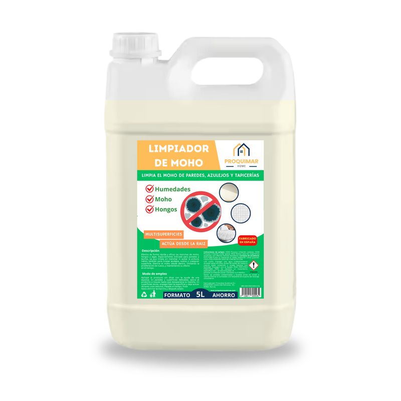 Limpiador de moho, musgo, humedades y hongos - 5L