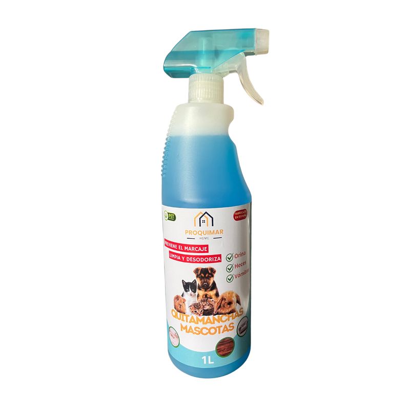 Limpiador Enzimático de Manchas y Olores para Mascotas - 1L