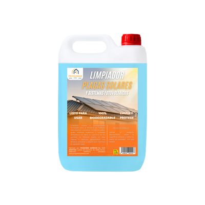 Limpiador de Placas Solares Profesional – Aumenta el Rendimiento y la Captación de Energía – 5L