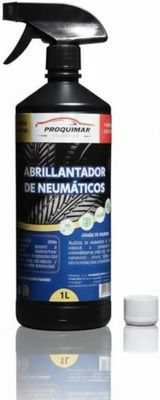 Proquimar | Abrillantador de Neumáticos Profesional - Efecto Brillo Húmedo y Protección - Fórmula Duradera y Antidesgaste - Fácil Aplicación - 1L