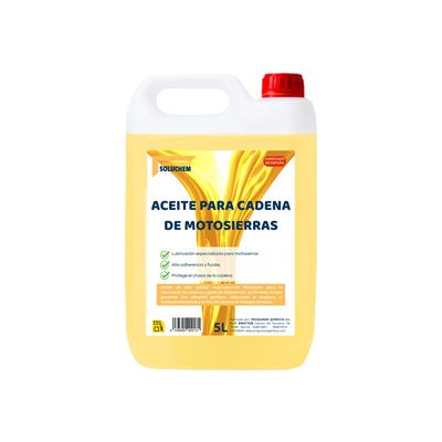 Aceite para Motosierras – Lubricante de Alto Rendimiento para Cadena y Espada | Protección Antidesgaste y Máxima Suavidad (5 Litros)