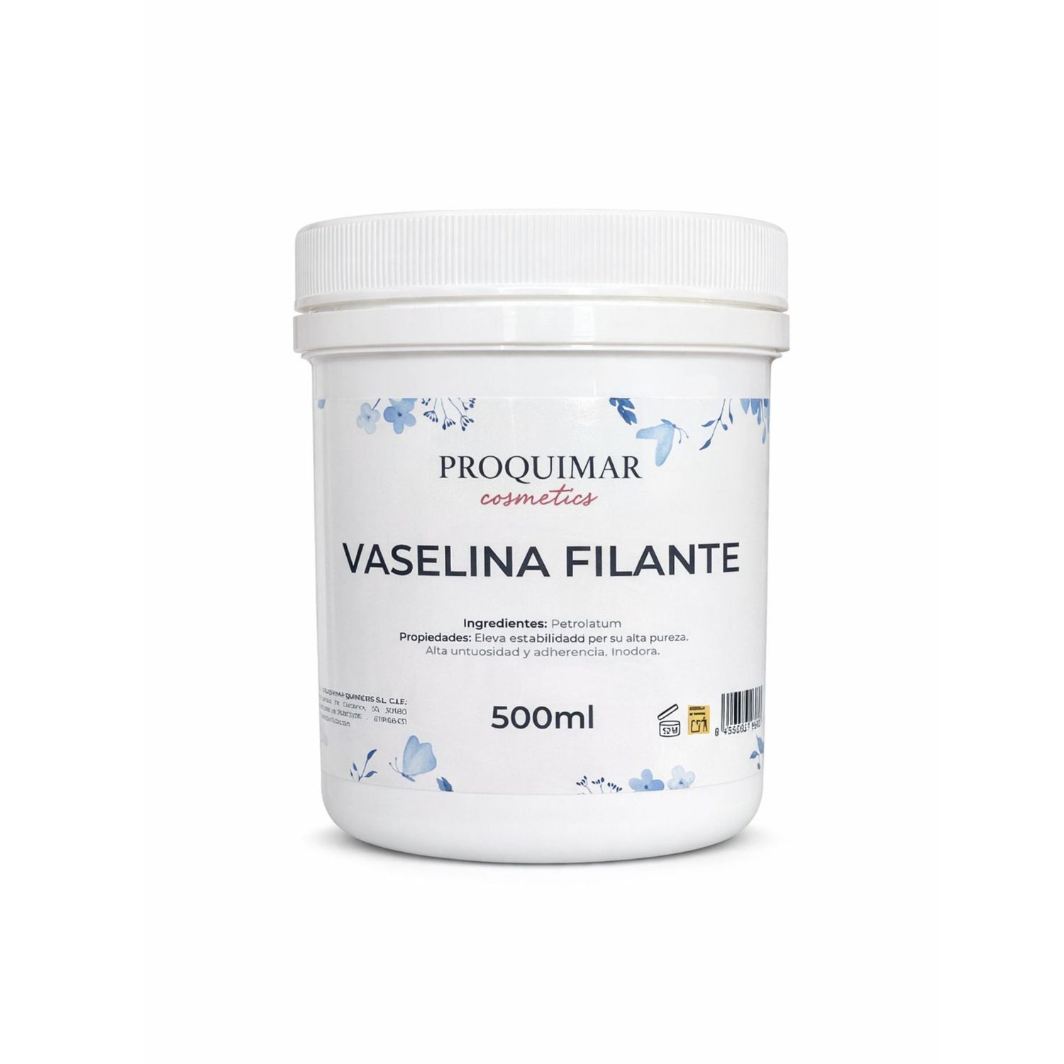 Vaselina Filante 500 ml – Alta Pureza | Lubricante Multiusos | Hidratación y Protección de la Piel | Uso Cosmético y Profesional