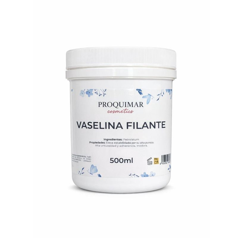 Vaselina Filante 500 ml – Alta Pureza | Lubricante Multiusos | Hidratación y Protección de la Piel | Uso Cosmético y Profesional