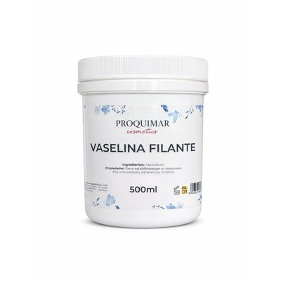 Vaselina Filante 500 ml – Alta Pureza | Lubricante Multiusos | Hidratación y Protección de la Piel | Uso Cosmético y Profesional