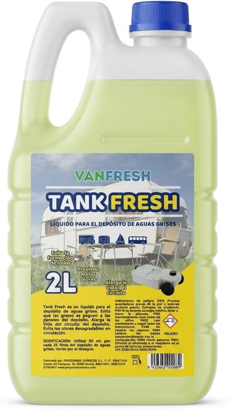 VanFresh Tank Fresh – Líquido para Depósito de Aguas Grises 2L