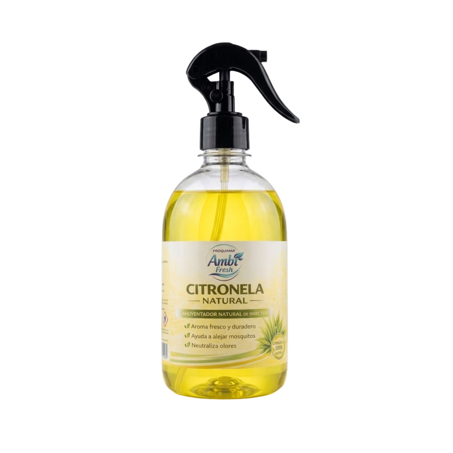 Ambi Fresh – Ambientador con Citronela 500 ml – Repelente Natural de Insectos – Ahuyenta Mosquitos – Ideal para Interiores, Terrazas, Jardines, Balcones y Exteriores