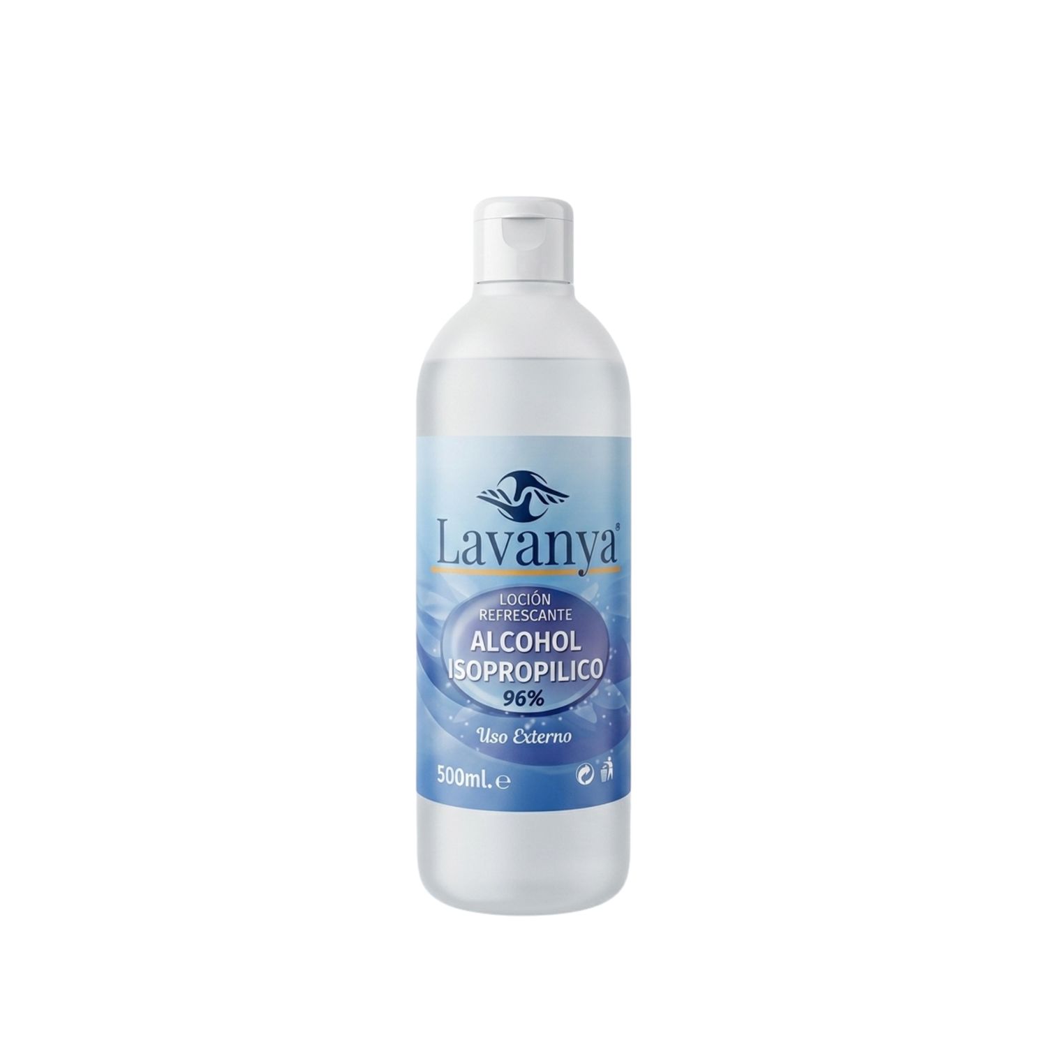 Alcohol Isopropílico 96% 500 ml | Alta Pureza | Limpiador y Desengrasante de Precisión | Secado Rápido | Para Electrónica, Óptica y Superficies Delicadas