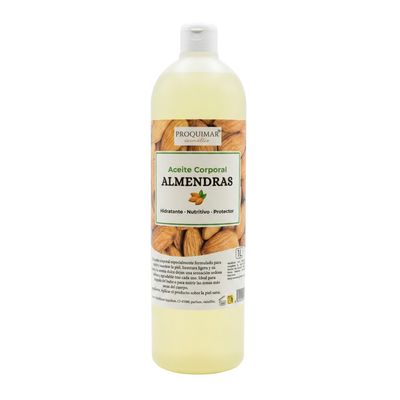 Aceite Corporal Almendras Dulces – Hidratante Corporal, Masajes y Cabello – 1 Litro Aceite Corporal Almendras Dulces – Hidratante Corporal, Masajes y Cabello – 1 Litro