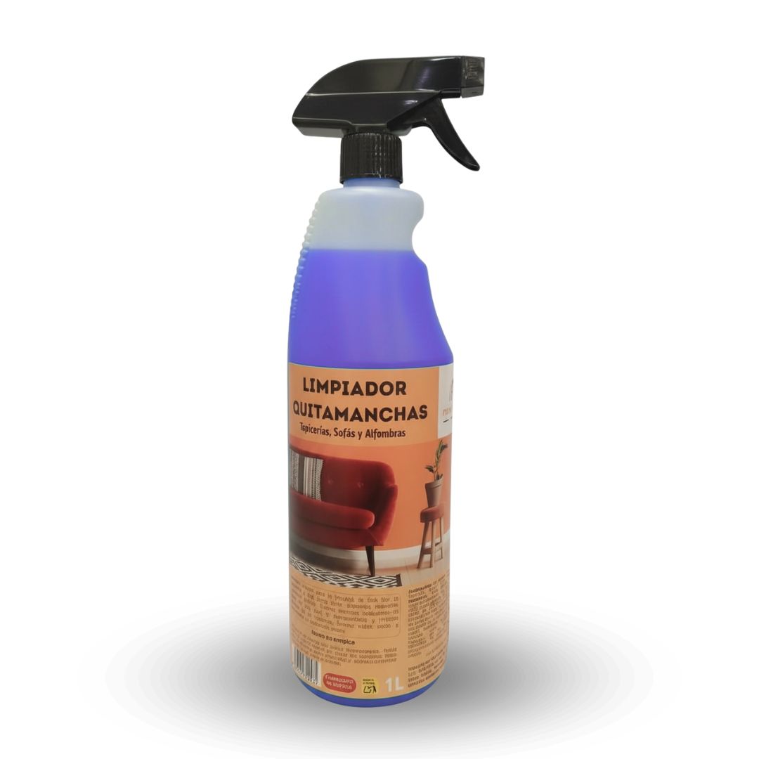 Limpiador quitamanchas para tapicerías, sofás y alfombras - 1L Spray
