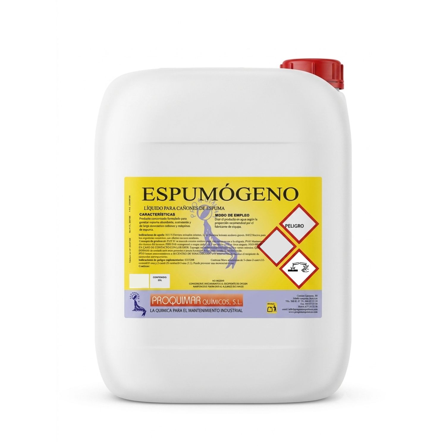 Espumógeno Líquido Concentrado 20L para Cañones de Espuma