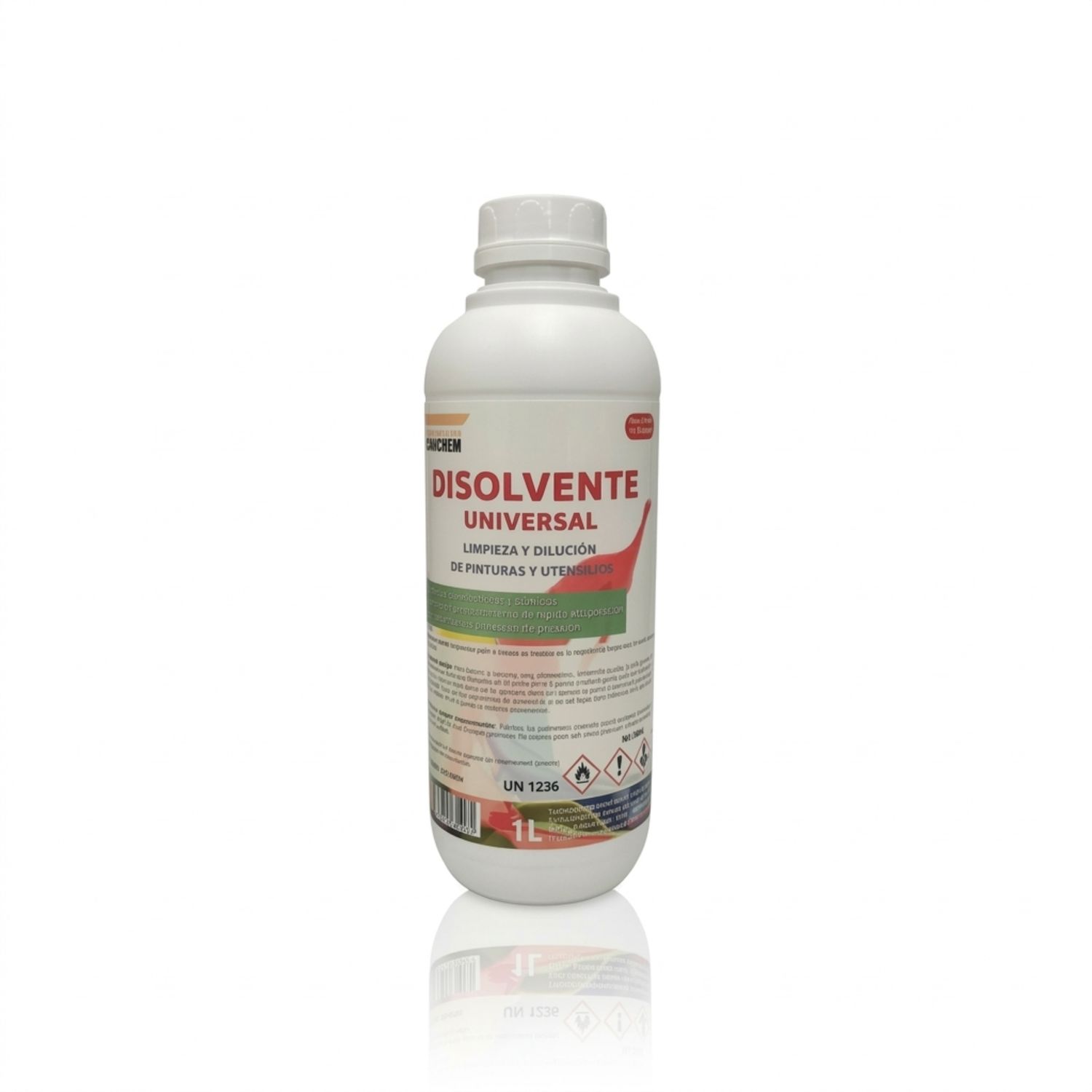 Disolvente Universal - Disolvente, Diluyente y Limpiador  - 1L