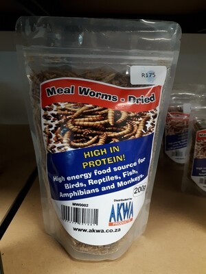 Dried Meal Worms (200g)