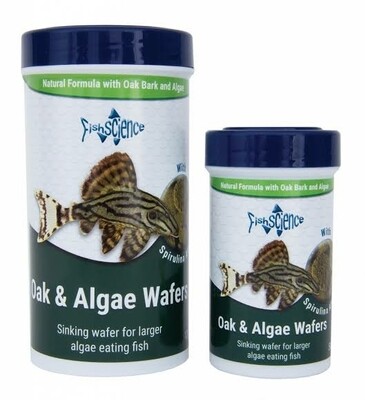 FishScience Oak and Algae Wafers (50g)