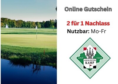 Online Gutschein 2für1 Golfclub Am Koster Kamp