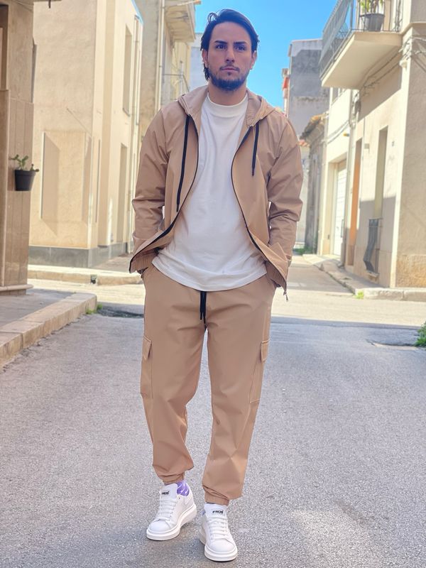 Tuta tech beige