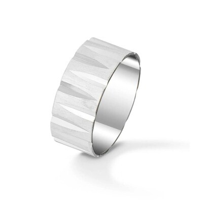 Silver Sterling Ring wedding engagement ring.