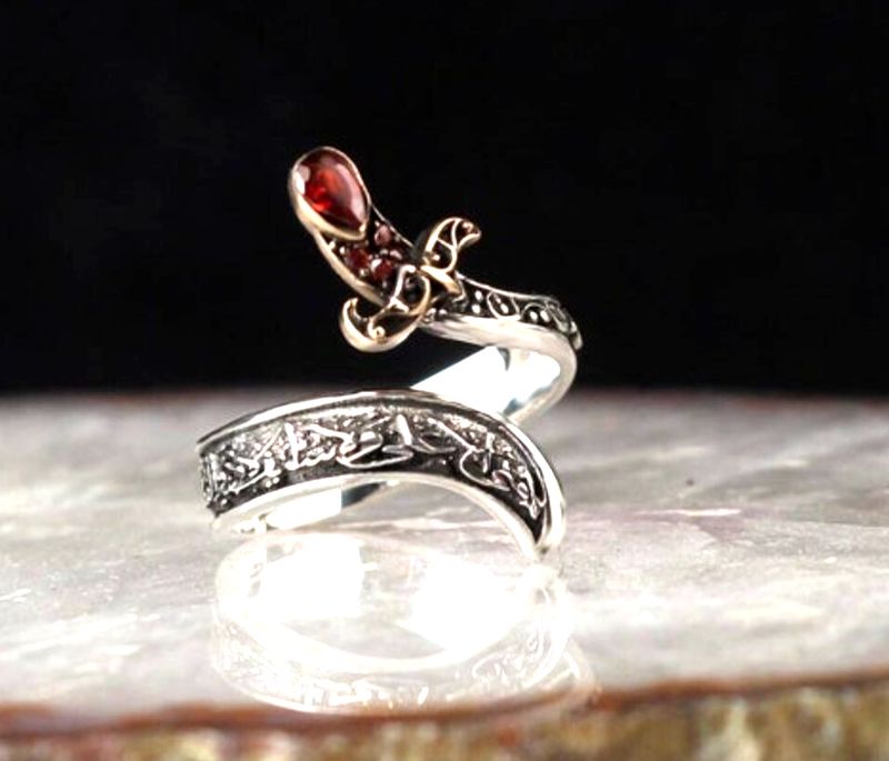 Handmade 925 Sterling Silver Men's SWORD Ring | Unique Statement Design | Thesilver 2025 Handmade 925 Sterling Silver Men's SWORD Ring | Unique Statement Design | Thesilver 2025