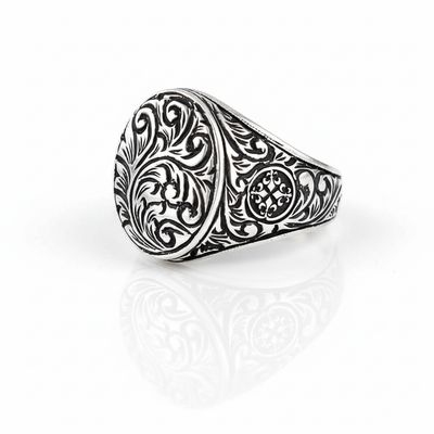 Gothic Handmade Men silver ring Pure 925 Sterling SILVER Ring unique design