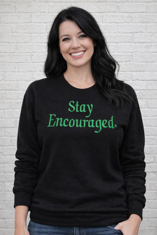 Black Sweatshirt Glow in the Dark print