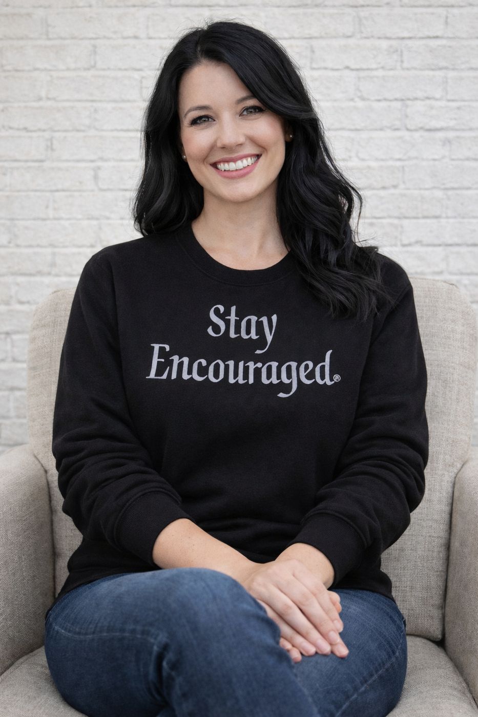 Black Sweatshirt Purple Print