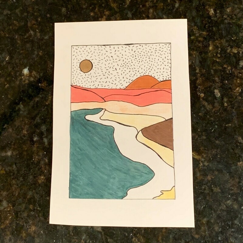 Abstract Pencil Drawing
