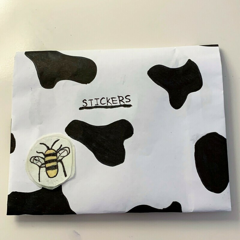 Buzzing Bee sticker!