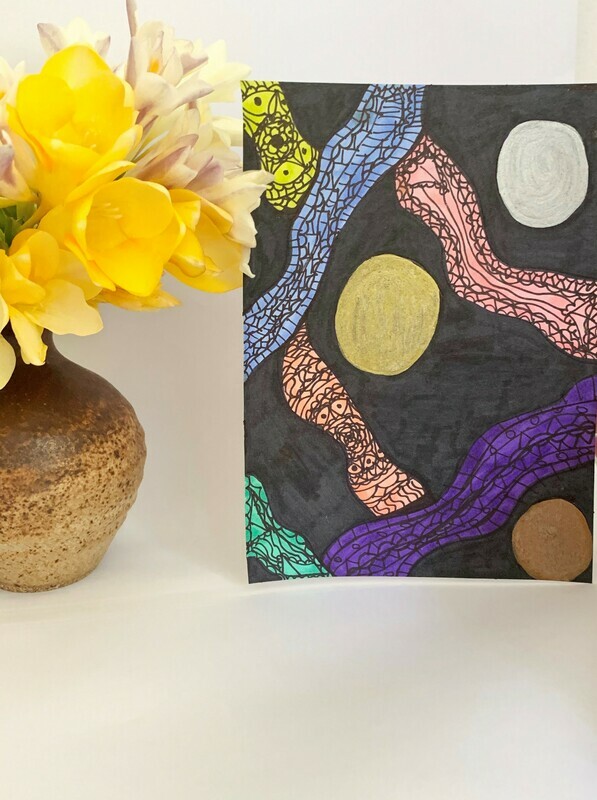 Colourful Mandala Print!