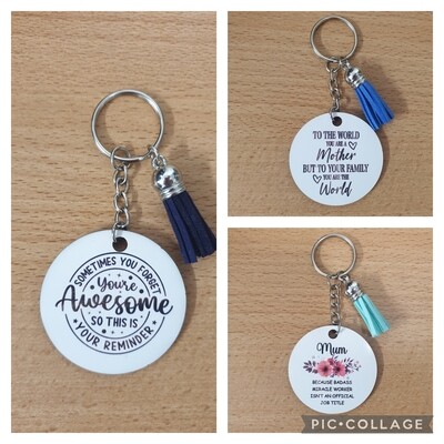 Mother&#39;s day keyrings