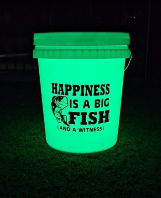 Light bucket - Happiness is a big fish