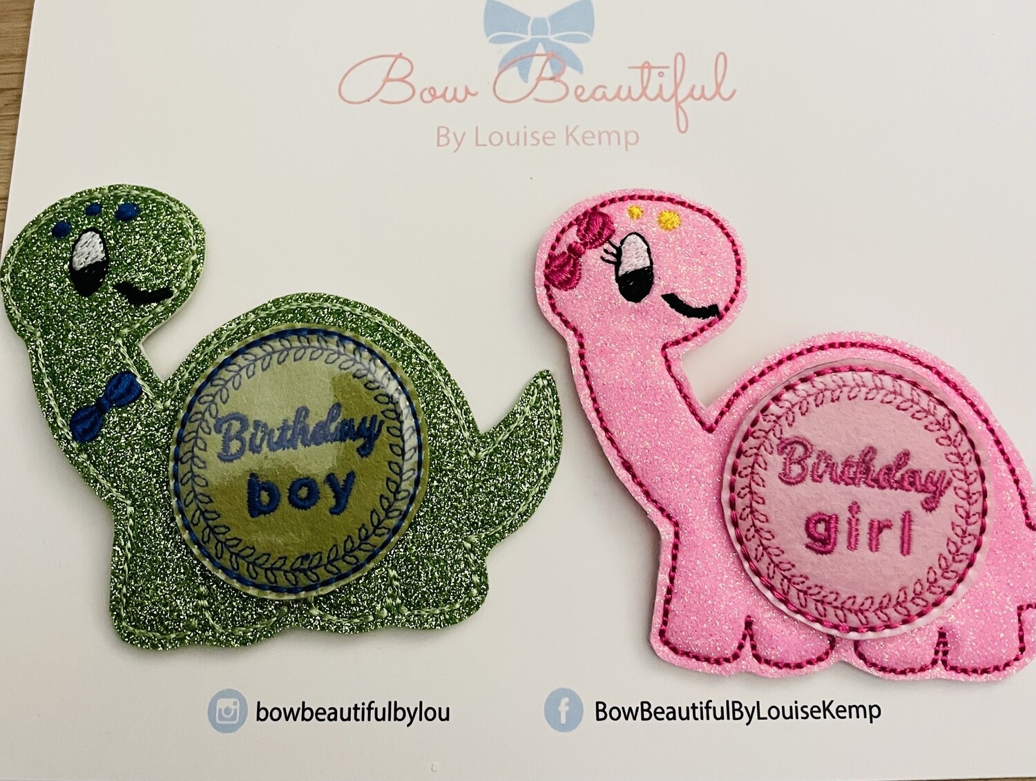 Boy/girl birthday badge