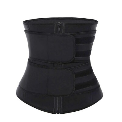 Double Strap Latex Waist Trainer