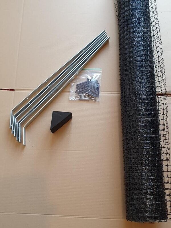 Galvanized cat fence kits, 10m to 100m