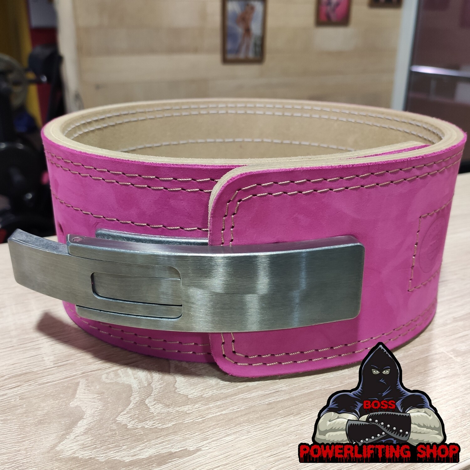 Lifting Lever Belt Cobra (Pink)