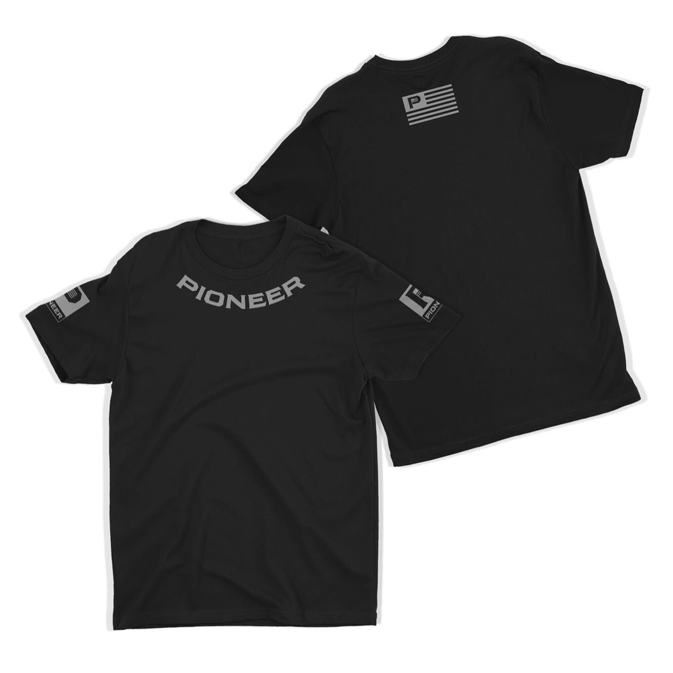T-Shirt Pioneer Competition Gray and Black