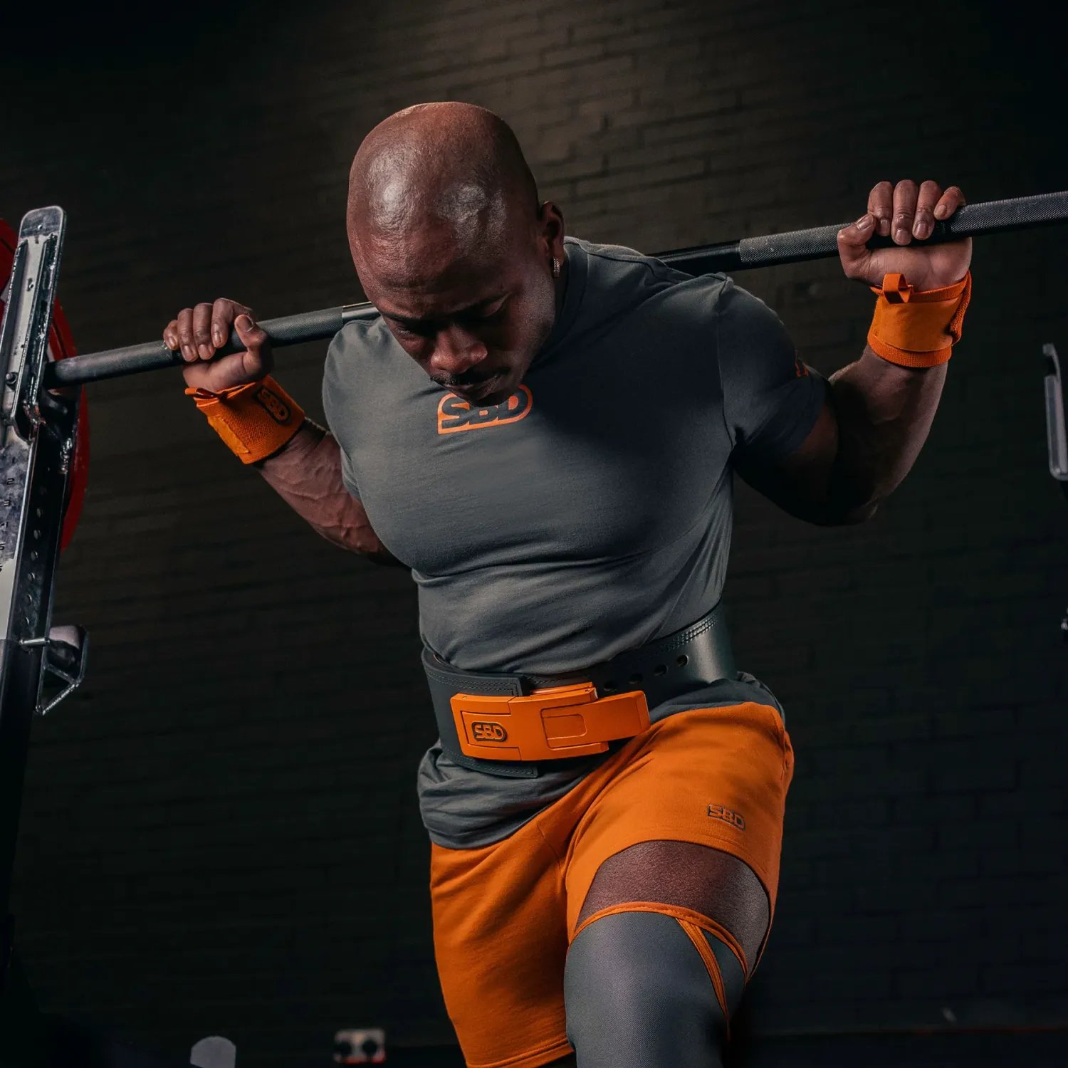 Powerlifting belt SBD Forge Orange 13mm
