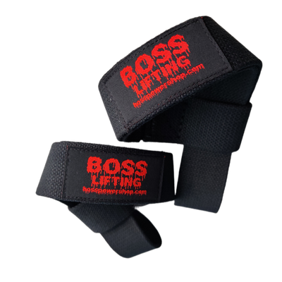 Классические лямки для становой тяги Boss Lifting