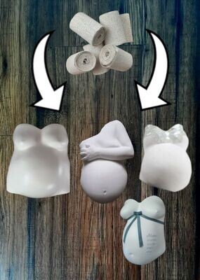 Basis-Set Gipsabdruck Babybauch