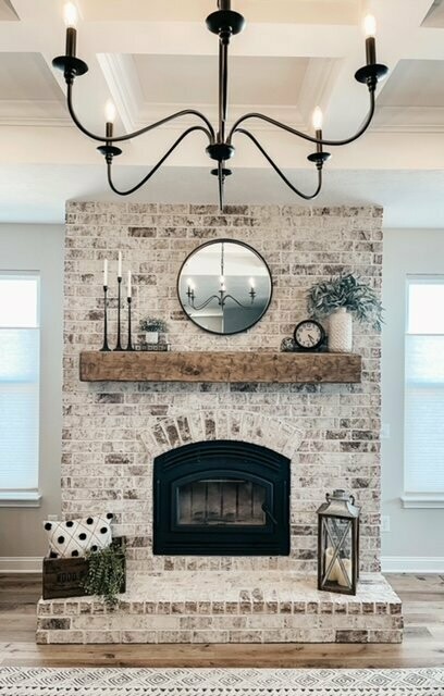 Hand-Hewn Fireplace Mantel – 8 inches X 8 inches