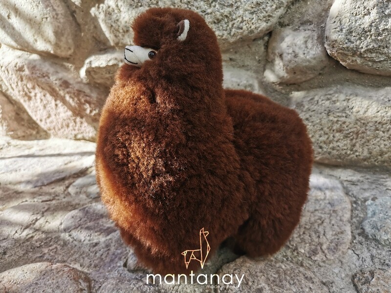 Handmade Alpaca Fur Toy | Extremely Soft Stuffed Plush | Llama Gifts. Made by Peruvian Artisans