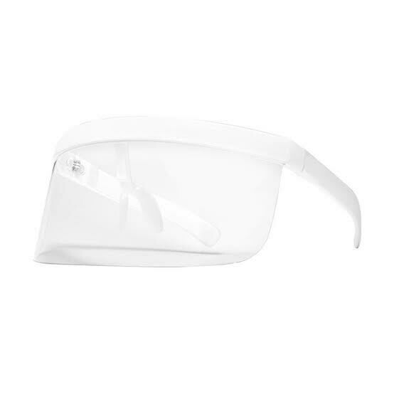 Durable Half Face Shield (white)