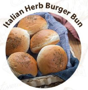 Italian Herb Burger Bun