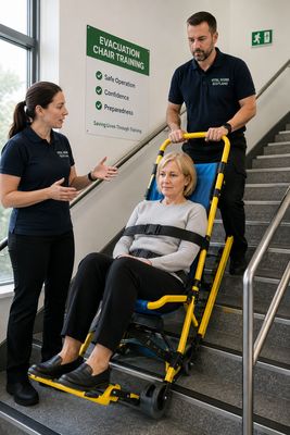 Evacuation Chair and Mat Training