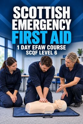 Scottish Emergency First Aid at Work (SCQF Level 6) – 1 Day EFAW Course Scottish Emergency First Aid at Work (SCQF Level 6) – 1 Day EFAW Course